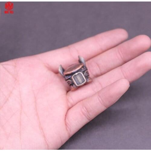 1PC Locomotive Retro Brass Copper EDC Paracord Beads Lanyard Pendants Knife Beads Umbrella Rope Cord Necklace Bracelet Beads