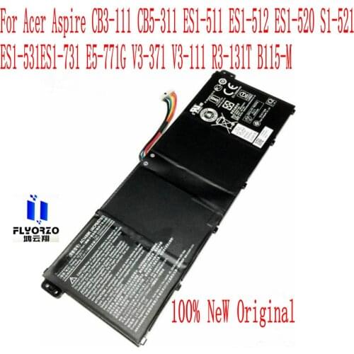 100% Brand new 3220mAh Acer AC14B8K Battery For Acer V3-371 372 P238 N15W8 TMP236/X349 MS2392 E5-771 ES1-531 B115 R3-131T Laptop