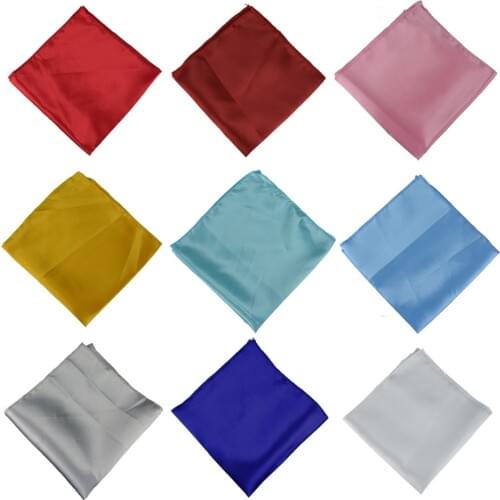 100 Pieces Wedding Decor 19" Gold Pink Blue Beige Satin Table Napkin Birthday Party Favor Square Folding Cloth Banquet Serviette