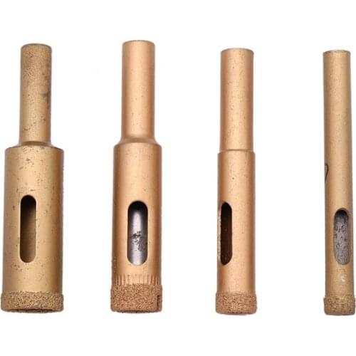4 PCS Diamond Drill Bits Ceramic Diamond Hole Saw Set 6mm 8mm 10mm 12mm Glass Hole Drill CNIM Hot