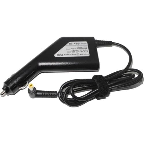 19V 3.42A DC Power Car Laptop Adapter 5V 2.1A Usb Charger for Acer Aspire 5.5*1.7mm Free shipping