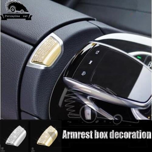Diamonds Arm Box Car Angel Guoguo Button Button Switch Cover For Mercedes GLC X253 C Class E W213