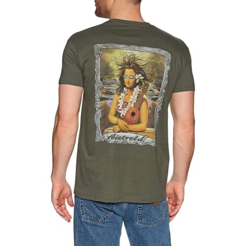 Rietveld Mona Kea T Shirt Short Sleeve Military Green All Sizes