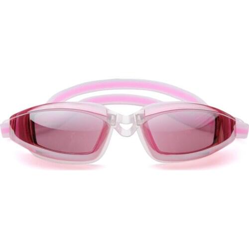 Electroplating Waterproof Anti-fog and Anti-UV Swimming Goggles Adjustable Elastic Swimming Goggles Unisex Swimming Diving Glass