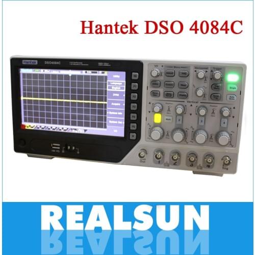 Hantek Dso4084C Digital Storage Oscilloscope 80Mhz 4channels 1Gsa/s Record Length 64K 7'' Tft Lcd better than 5102P