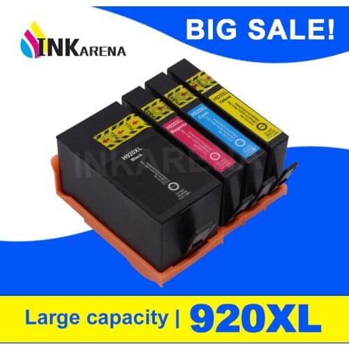 INKARENA Ink Cartridge Replacement For HP 920 920XL Officejet 6000 6500 Wireless 6500A 7000 7500 7500A Printer Full With Chip