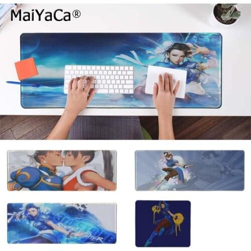 Maiyaca Beautiful Anime King of Fighters ChunLi Office Mice Gamer Soft Mouse Pad Rubber PC Computer Gaming mousepad