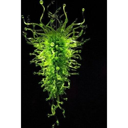 Restaurant Chandelier LED Ceiling Lighting Fantastic Glass Art Big Light Bohemian Crystal Chandelier