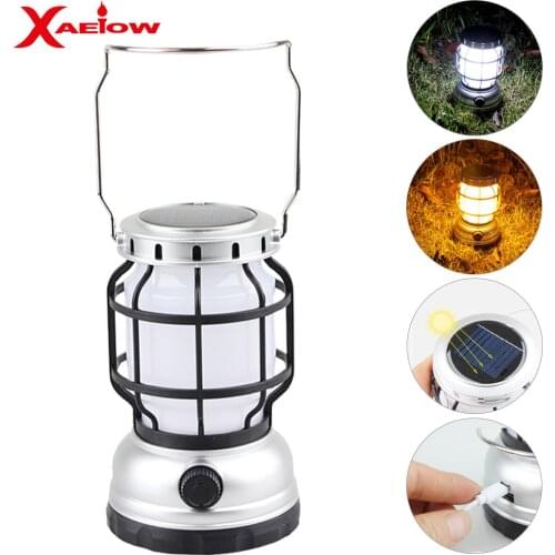 LED Flashlight Kerosene Lantern Indoor Solar Lamp Portable Oil Kerosene Outdoor Night Light USB Rechargeable Waterproof Light