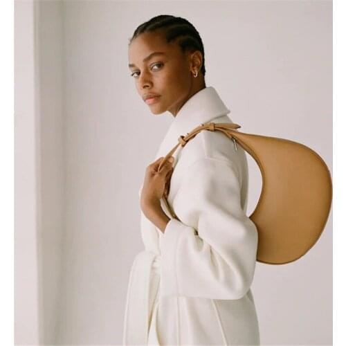 Half Moon Shoulder Bag 2021 Mini Brands High Quality Leather Underarm Bag Designer Handbags Luxury Crossbody Bags For Women