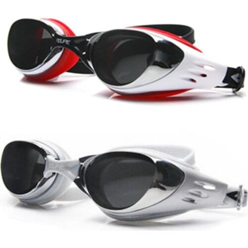 Prescription Myopia Swim Goggles with Nose Diopter Swimming Pool Anti-fog HD 100% silicone Diving Glasses For Kids