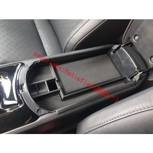 Plastic Black Armrest Storage Box For Toyota C-HR CHR 2017 2018 2019