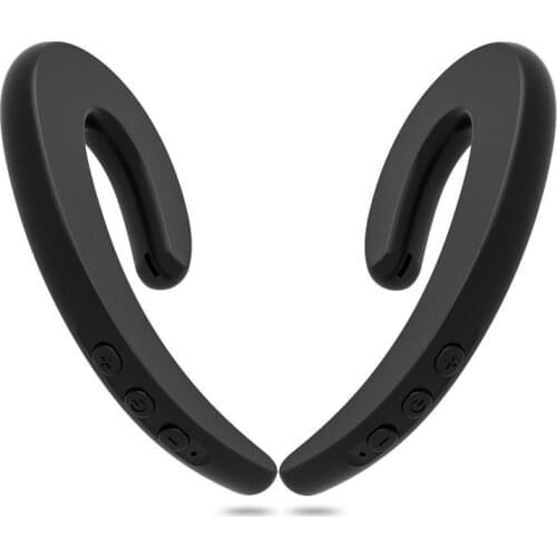Hanging Wireless Earphone Bone Conduction Binaural Mini Sports Headset with Charging Case Bluetooth 5.0 HIFI Earphone