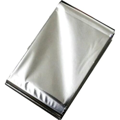 Hypothermia Rescue First Aid Kit Camp Keep Foil Mylar Lifesave Warm Heat Outdoor Thermal Dry Emergent Blanket Survive