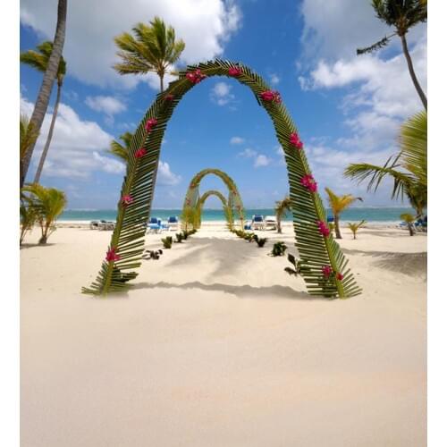 VinylBDS Wedding Backdrop Photography Background Sand Beach Photo Studio Backdrop Washable Backdrop For Photography