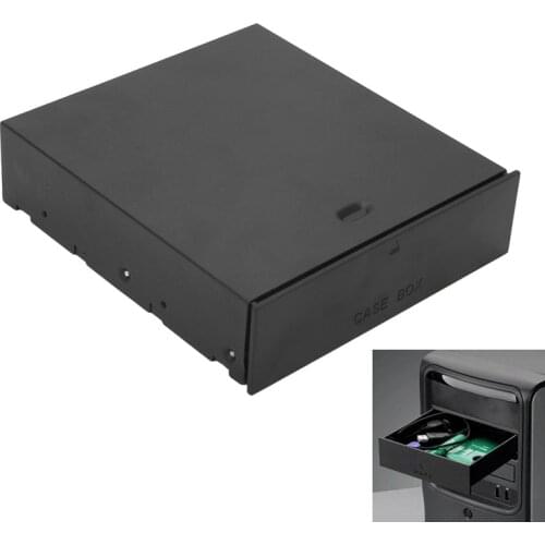 External Enclosure 5.25\" HDD Hard Drive Mobile Blank Drawer Rack for Desktop PC A6HE