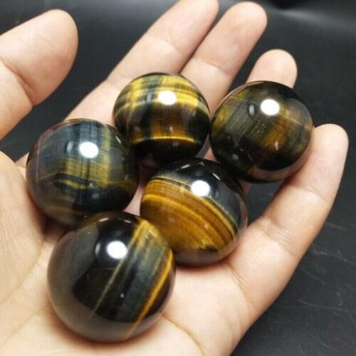 The high-quality Natural Tiger’s Eye Quartz Crystal Sphere Ball Healing China