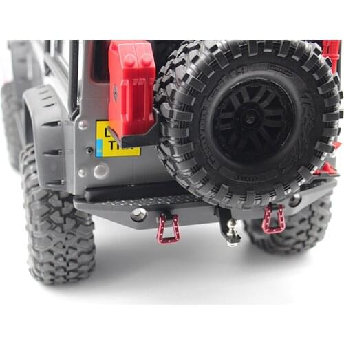 High Quality Aluminum Alloy Anti-slip Rear Bumper For 1/10 Rc Toy Crawler Cars Traxxas Trx4 Chassis Upgrade Parts