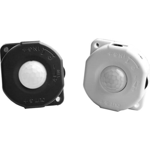 1Pc Automatic DC 12V-24V 6A Infrared PIR Motion Sensor Switch For LED light Lamp
