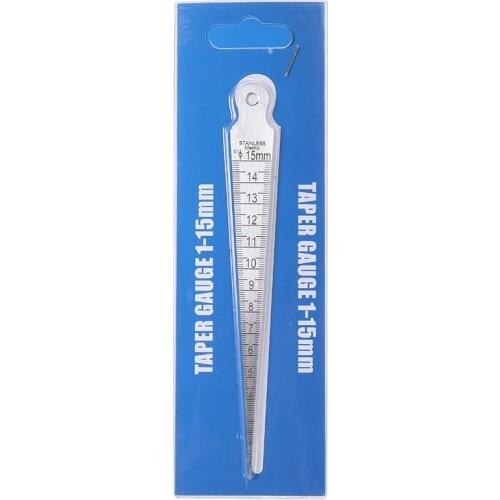 1pc Stainless Steel Welding Inspection Gauge Taper Inch And Metric Welding Gauge Gage Test Ulnar Welder Inspection Hot Sale