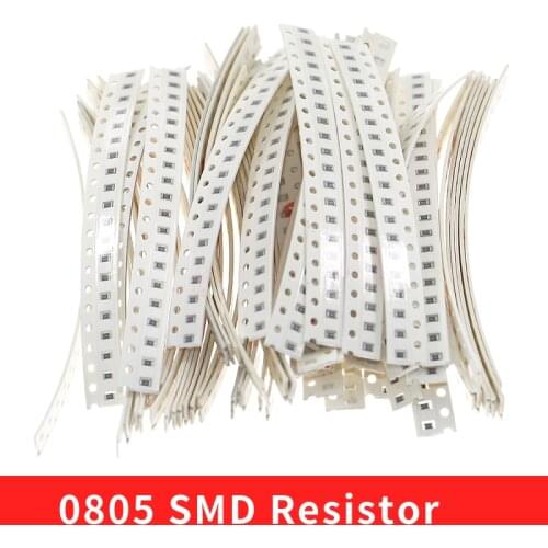 1280pcs 5% 0.125W 0805 SMD Resistor 64 Values 0ohm-10Mohm Assortment Kit
