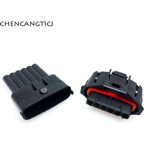 2 Sets 6 Pin Way Auto Electrical Waterproof Car Connector 3.5 MM Male Female Plug For BMW VW 936394-2 1 928 403 740 1928403740