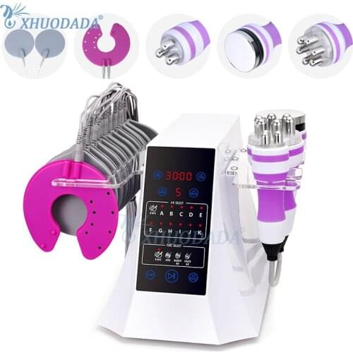 40KHZ Cavitation Ultrasonic Body Slimming Machine RF EMS Beauty Device Facial Massager Skin Tighten Face Lifting Skin Care Tool