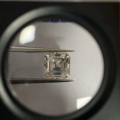 Asscher Shape 5.5*5.5mm VVS Loose Moissanite Diamond Stone Make for Pendant Ring Earrings
