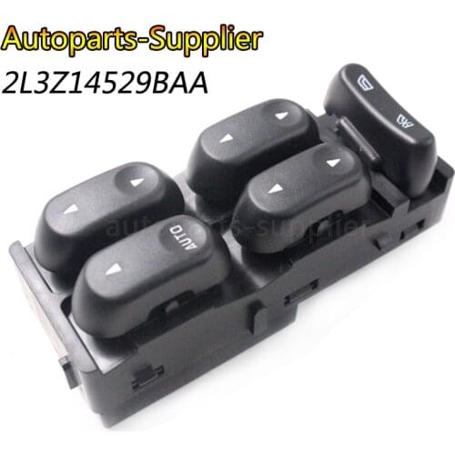 2L3Z14529BAA Car Electric Master Power Window Switch for Ford F150 2002 2003 w/Crew Cab LHD Left 12 pins