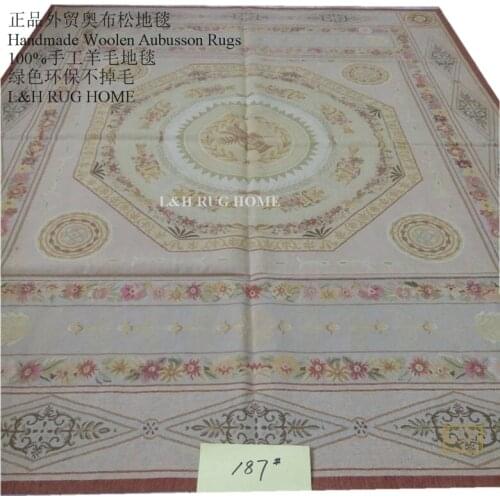 Free shipping 8'X10' French Aubusson weave rugs handmade aubusson carpets