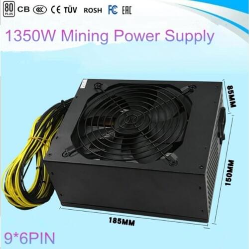 T.F.SKYWINDINTL 1350 Power Supply Mining 1350W PSU For Bitcoin Miner 1350W Mining PSU 6 pins Miner Mining Power Supply AWP3