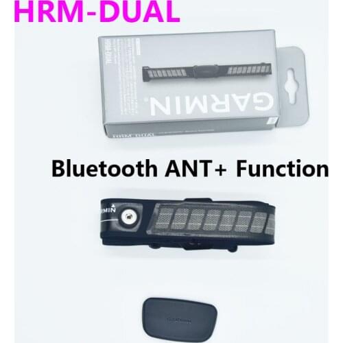Garmin HRM-DUAL Heart Rate ANT+ & Bluetooth Run Heart Rate Swimming Running Cycling for Edge 500 510 705 735XT Fenix3 Strap 2020