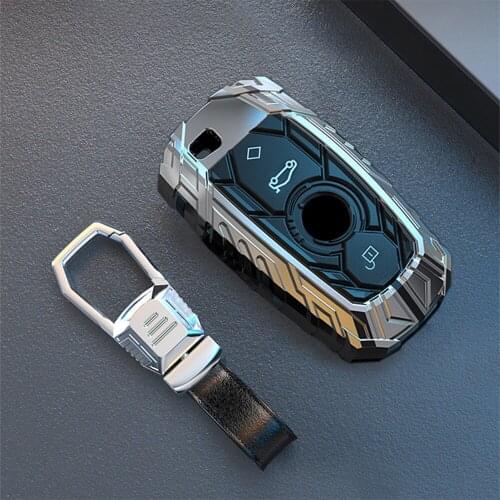 Zinc Alloy Car Remote Smart Key Cover Holder Fob For BMW F10 F30 X3 X4 F25 F26 Protective Shell Cover Case Car Accessories