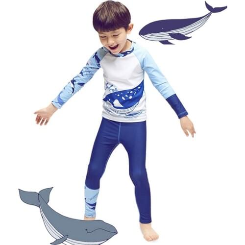 Kids Boy Swimsuit Fashion Children Boys Girl Sunscreen Quick drying Swimsuit Cloeed-fhitting elastic New Summer Bathing Boys