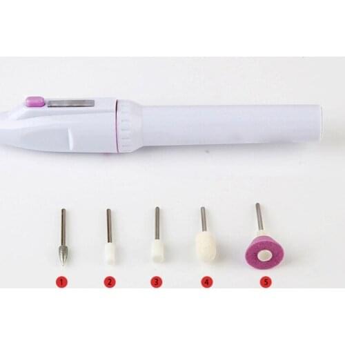 Electric Nail Polisher Resin Jewelry Drill Portable Pen Type Grinding Machine E56C