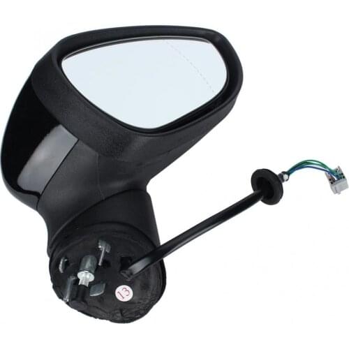 Right Vice Driving Wing Door Electric Rear View Mirror Assembly Black Fit for Ford Fiesta MK7 FROM 2008-2012