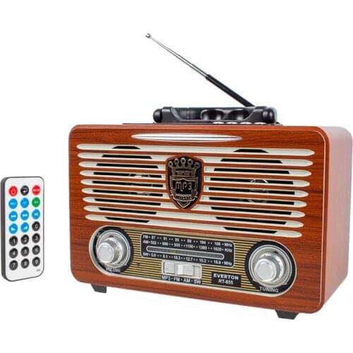 EVERTON RT-855BT USB/SD/FM/BLUETOOTH SUPPORTED NOSTALGIC RADIO