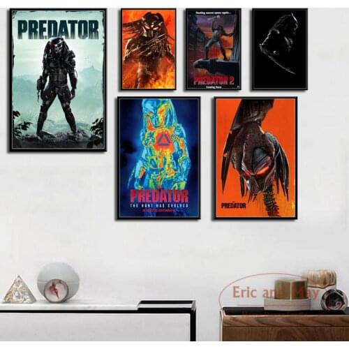 The Predator Hot Classic Horror Movie Canvas Painting Pictures On The Wall Vintage Poster Decorative Home Decor