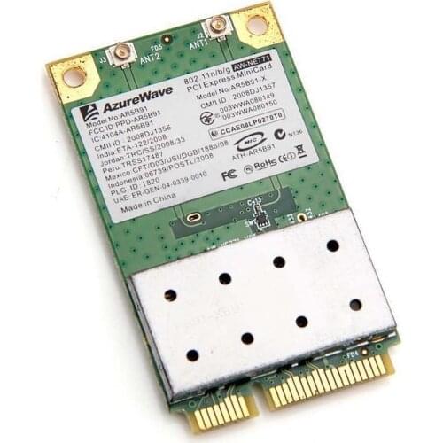 Card for Atheros Wireless N mini pcie wifi Card AR5B91 AR5B91-X AZUREWAVE AW-NE771 AR9281
