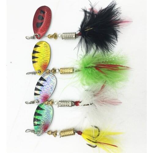 Metal Fishing Sequin Lure Spoon Lure Spinner Bait Fishing Wobbler Hard Bait Spinner Feather Bait Isca Artificia Fly Fishing l