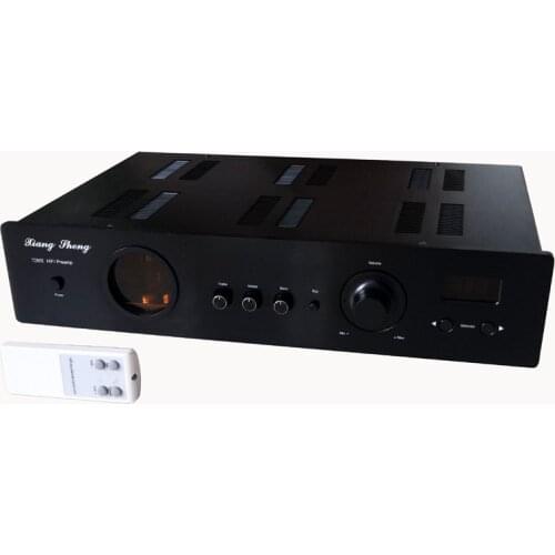 New High End XiangSheng 728A Vacuum 12AT7 12AU7 Tube Pre Amplifier Stereo HiFi Preamp Audio tube preamplifier +Remote control