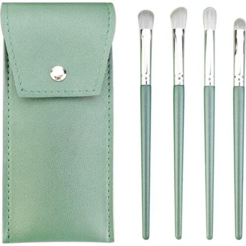 Gift Bag Of 4 pcs Makeup Brushes Soft Man-made fiber/Pony hair Eye Eyelash Foundation makeup brush Tools Make Up Tools