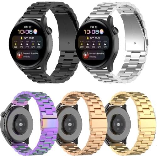 22MM Stainless Steel Strap For Huawei Watch 3 / 3 Pro Smart Bracelet Band Watchband For Huawei Watch GT 2 Pro /GT 46MM 2E Correa