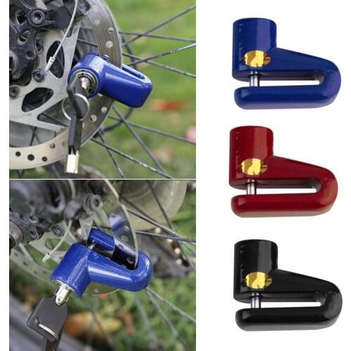 Motorcycle Bike Cycling Bicycle Security Rotor Safe Disk Disc Brake Wheel Lock
