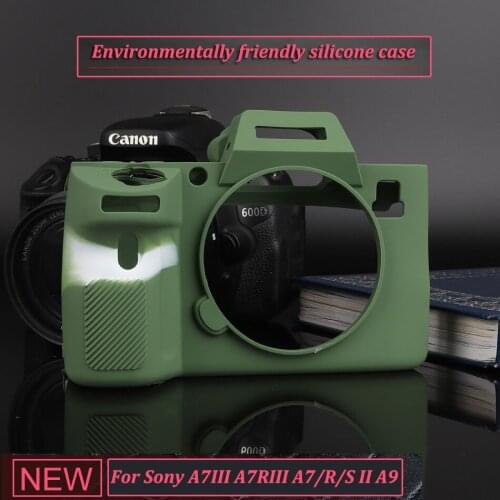 Silicone Rubber Case Camera Bag Protective Body Cover For Sony A7III A7 III A7RIII A7M3 A7R III / A9 / A7R A7 II A7M2 A7S2 A7RII