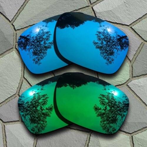 Sky Blue&Jade Green Sunglasses Polarized Replacement Lenses for Oakley Holbrook
