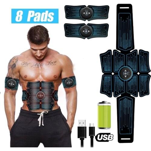 Electrostimulation Muscle Stimulator EMS Abdominal Vibrating Belt ABS Muscular Hip Trainer Massage Home Gym Fitness Equipment