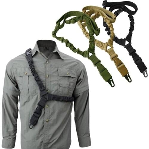 Tactical Single Point Rifle Sling Shoulder Strap Nylon Adjustable Airsoft Paintball Military Gun Strap Army Hunting Accessories