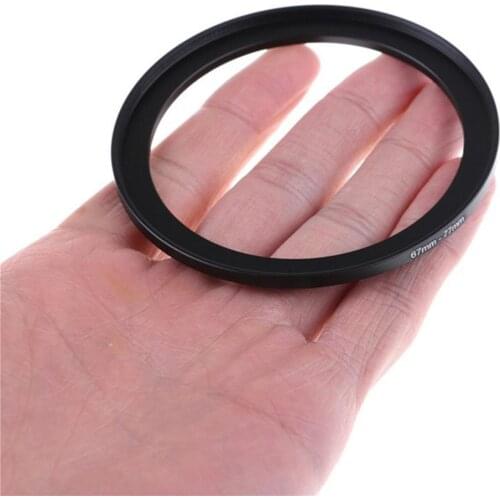 1 Pcs Step Up Filter Rings A replacement 67mm To 72mm Step Cameras Ring Ring For Your Black Step Filter Up Adapter