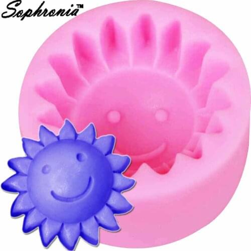 1pcs Sunflower 1pcs Silicone Soap Mold for UV Resin Gumpaste Surgarcraft Icing Handmade Tool Epoxy Fondant Chocolate Mouldsm864
